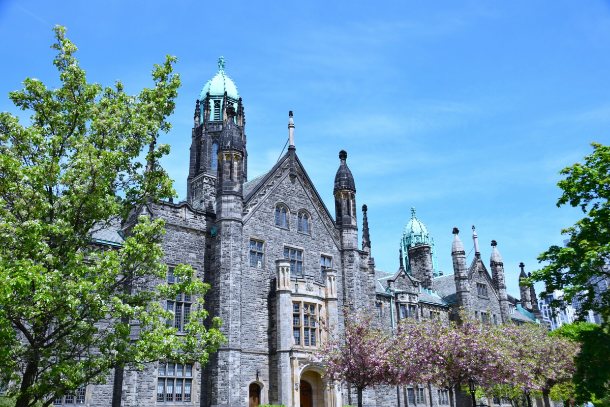 Historic Canadian university campus for health science and medicine