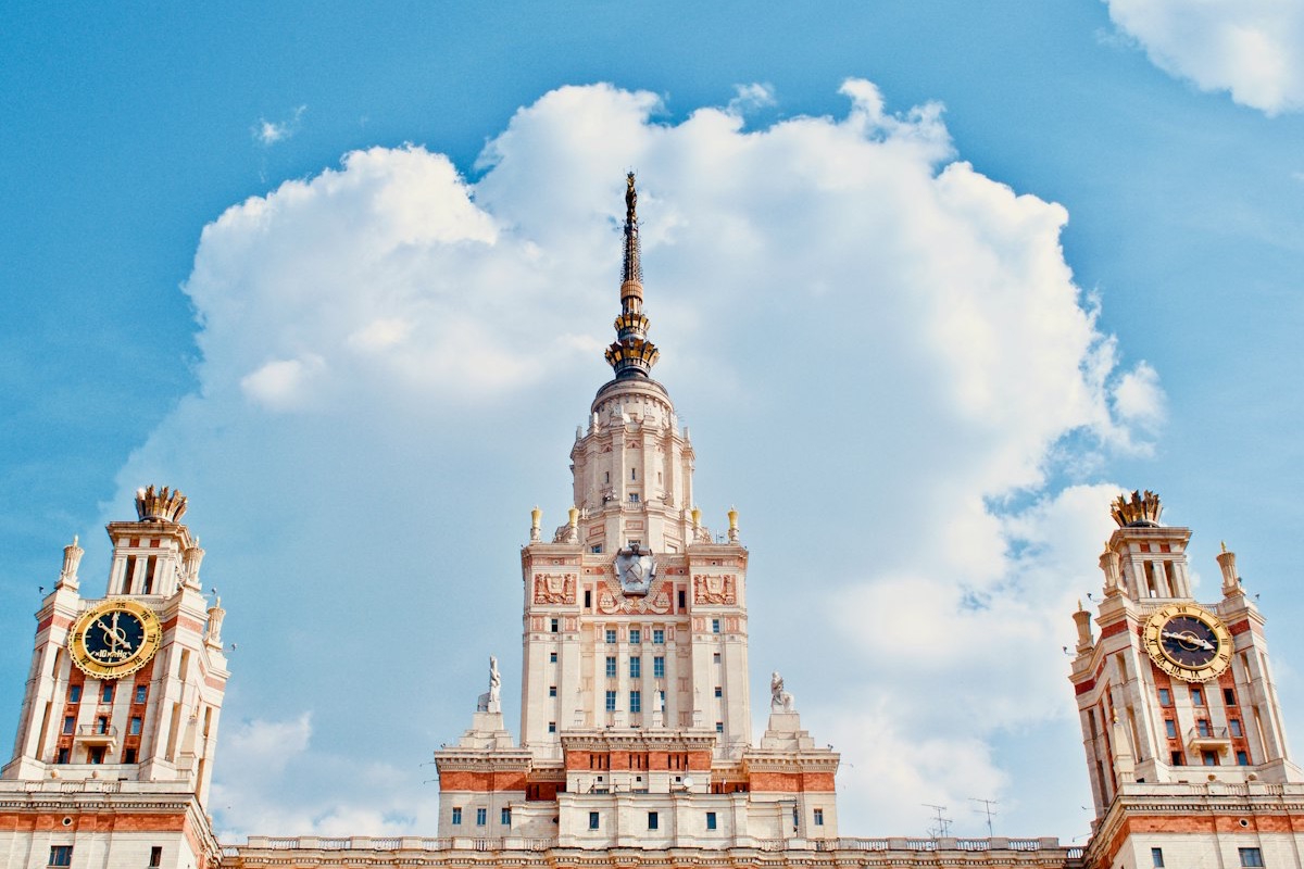 Renowned Russian state medical university neoclassical campus